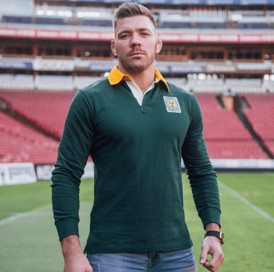 SA Supporters Classic LS Rugby Jersey-OS Green