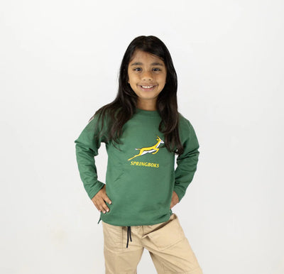 Springboks Kids Bokkies Fleece Sweat-OS Green