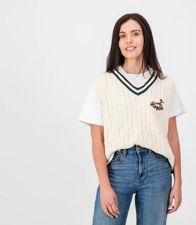 Springboks Vest Knit - Ivory