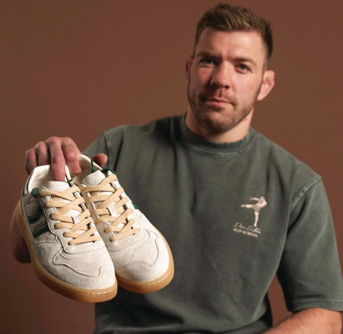 Stillknocks X Coolway X Old School Sneaker-Ivory