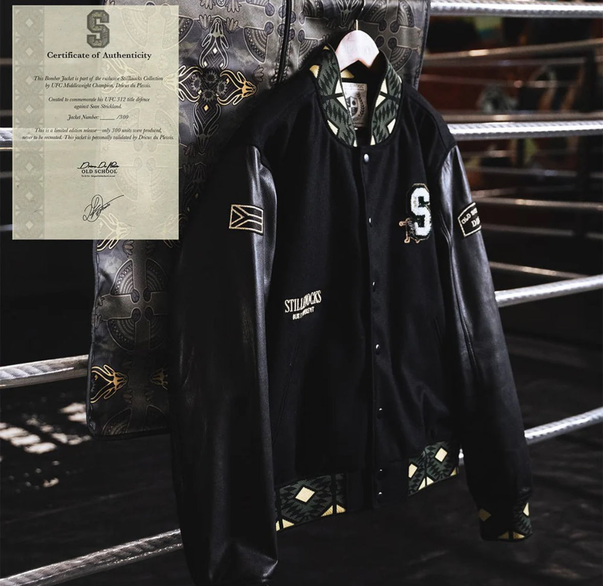 Stillknocks And Still Legends Bomber Jacket-Black
