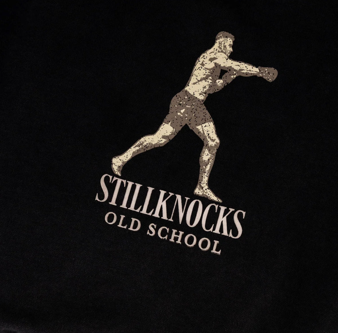 Stillknocks Acid Wash Hoodie Sweat- Black