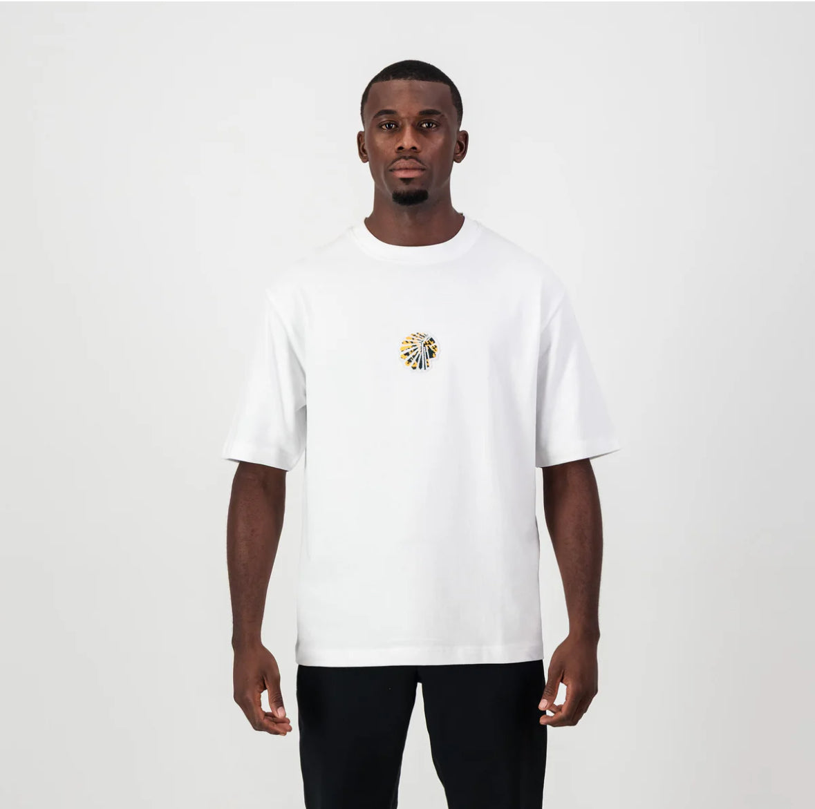 Kaizer Chiefs Pop Art Badge Boxy Tee- White