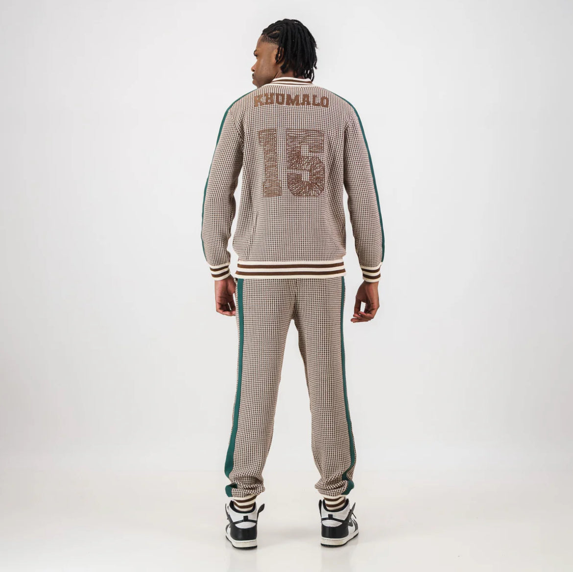 Doctor Khumalo Knitted Track Pants-Ivory