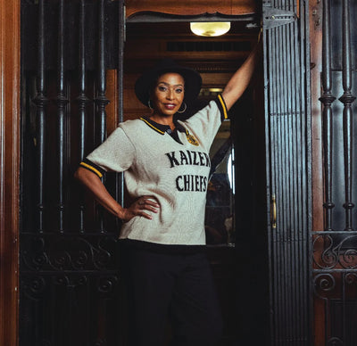 Kaizer Chiefs SS Knitted Jersey-Ivory