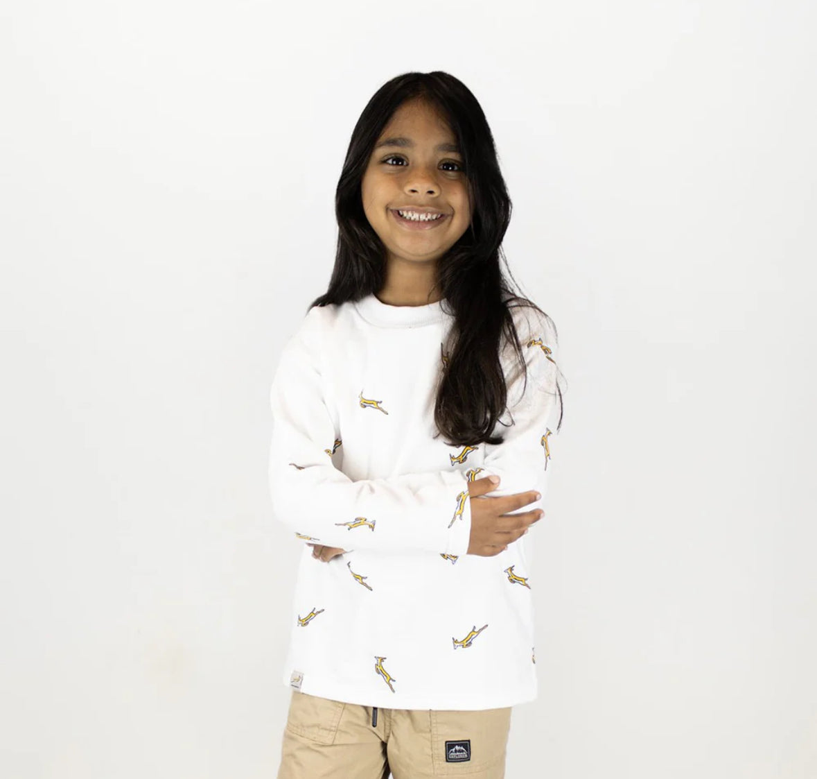 Springboks Kids Bokkies Fleece Sweat-White (UNISEX)