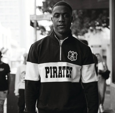 Orlando Pirates Quarter Zip Sweat-Black
