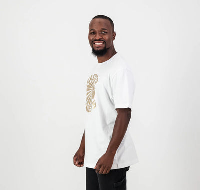 Kaizer Chiefs Vintage Regular Crew Tee-White